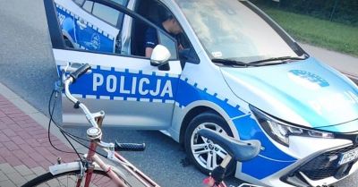 Wieczorna kontrola rowerzysty, który znajdował się pod wpływem alkoholu