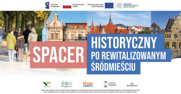 3 października w Wałbrzychu odbędzie się spacer po rewitalizowanym Śródmieściu. Wędrówka potrwa od godz. 11 do 13, a jej uczestnicy spotkają się na Placu Magistrackim, obok Ratusza.